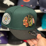 New Era Chicago Blackhawks 'All Star Game' A-Frame Dark Green/Black 9FIFTY Snapback