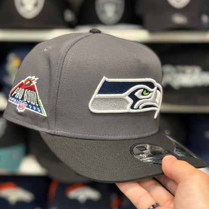 New Era Seattle Seahawks '1995 Pro Bowl' A-Frame Gray/Black 9FIFTY Snapback