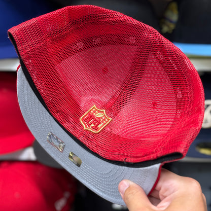 New Era San Francisco 49ers Trucker 59FIFTY Fitted Hat Red