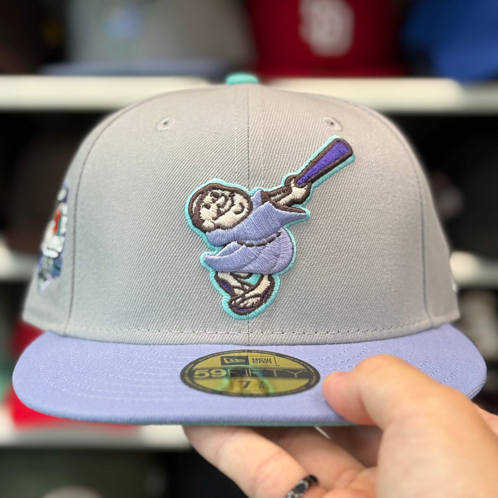 New Era San Diego Padres '40th Anniversary' Silver/Periwinkle 59FIFTY Fitted Hat - Product Image