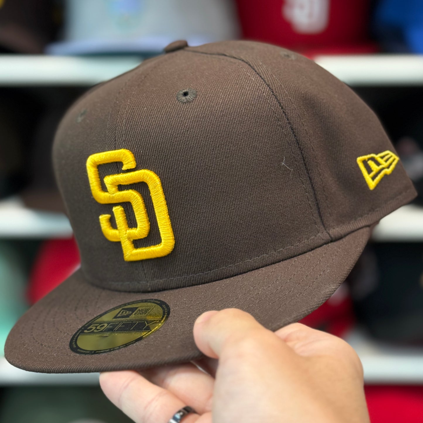 New Era San Diego Padres Brown 59FIFTY Fitted Hat - Product Image