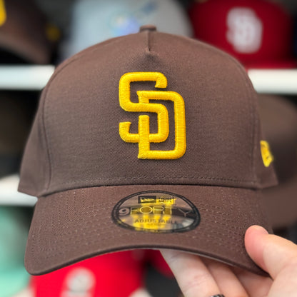 New Era San Diego Padres A-Frame Brown 9FORTY Snapback - Product Image