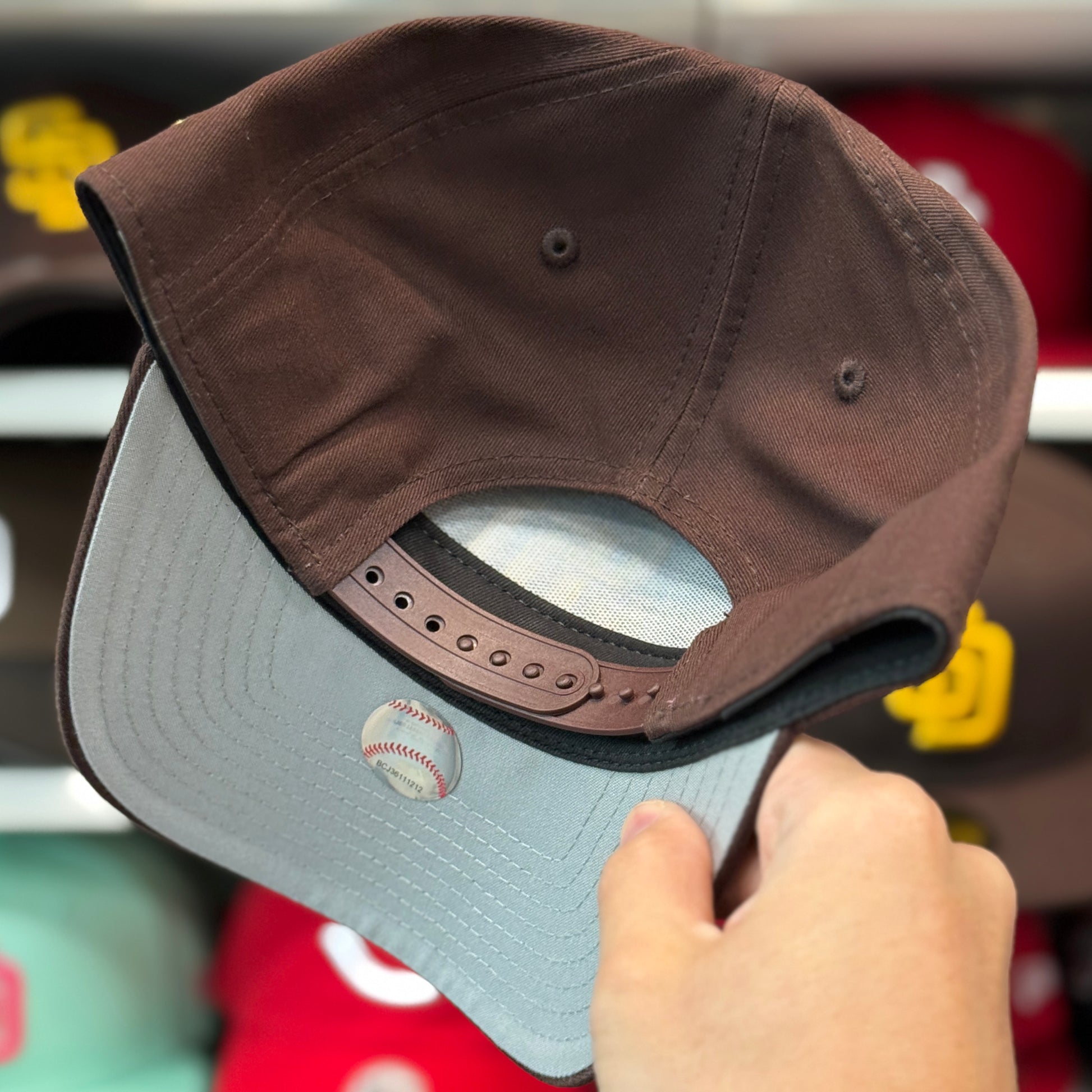 New Era San Diego Padres A-Frame Brown 9FORTY Snapback - Product Image