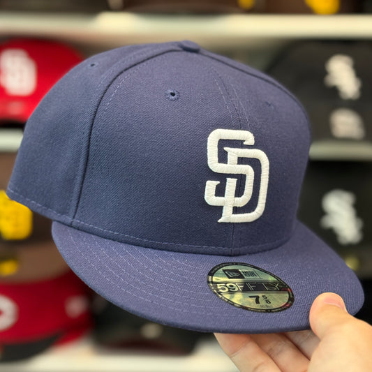 New Era San Diego Padres Navy 59FIFTY Fitted Hat - Product Image