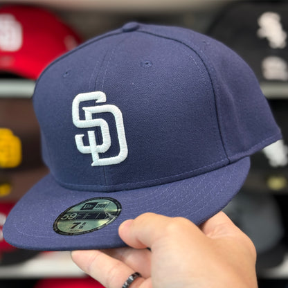 New Era San Diego Padres Navy 59FIFTY Fitted Hat - Product Image