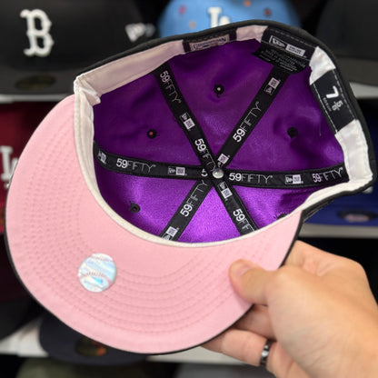 New Era Toronto Blue Jays '30th Season' Black 59FIFTY Fitted Hat | Pink Under Brim