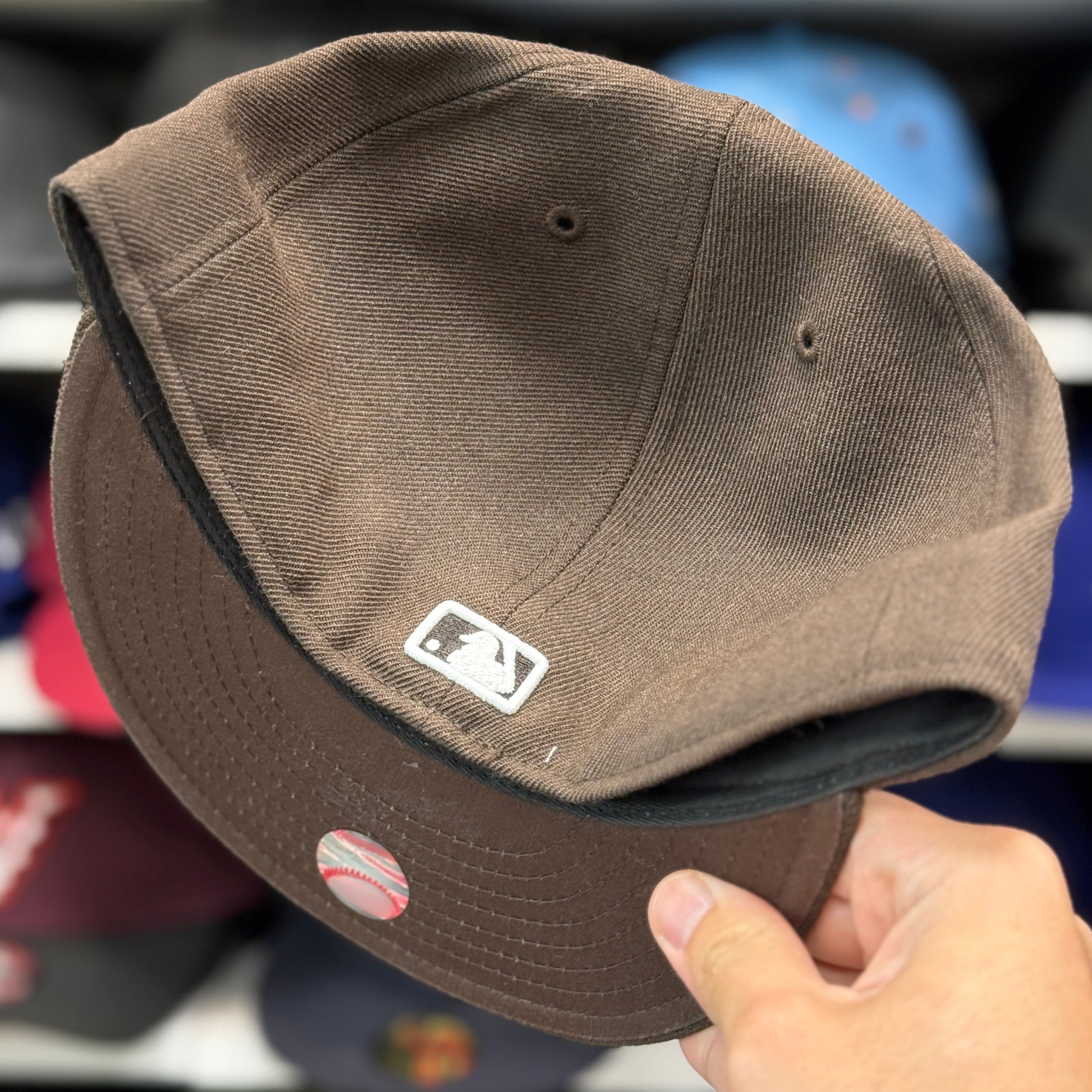 New Era Toronto Blue Jays Brown 59FIFTY Fitted Hat | Size 7 5/8 - Product Image