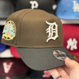 New Era Detroit Tigers 'Tiger Stadium' A-Frame Brown/Black 9FORTY Snapback