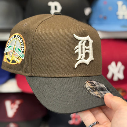 New Era Detroit Tigers 'Tiger Stadium' A-Frame Brown/Black 9FORTY Snapback