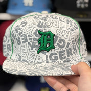 New Era Detroit Tigers 'Graffiti Script' White 59FIFTY Fitted Hat - Product Image