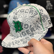 New Era Detroit Tigers 'Graffiti Script' White 59FIFTY Fitted Hat - Product Image