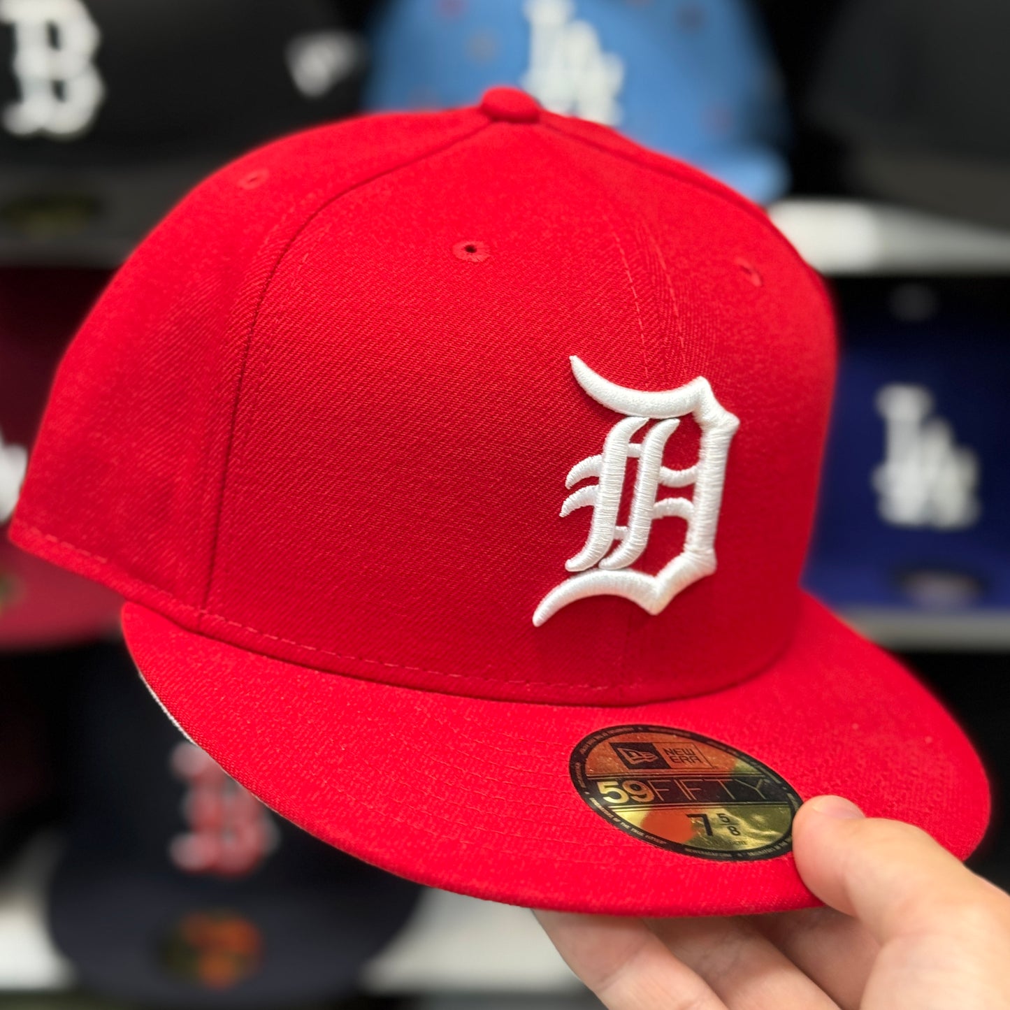 New Era Detroit Tigers Red 59FIFTY Fitted Hat - Product Image
