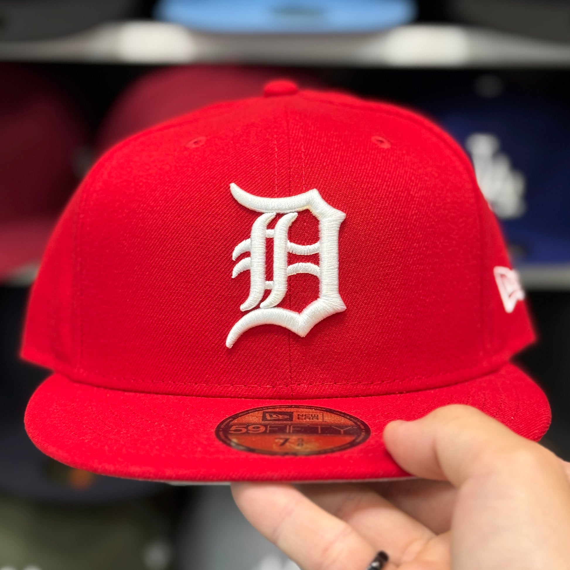 New Era Detroit Tigers Red 59FIFTY Fitted Hat - Product Image