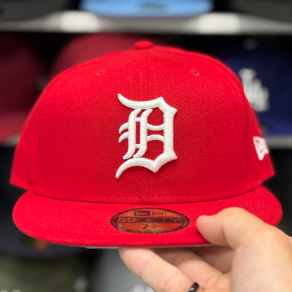 New Era Detroit Tigers Red 59FIFTY Fitted Hat - Product Image