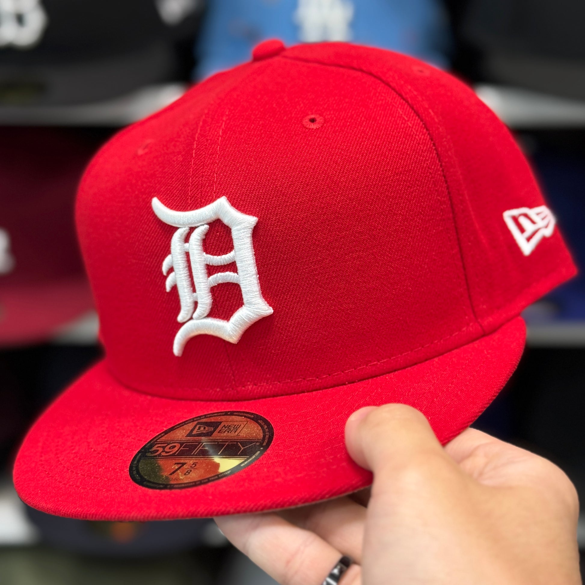 New Era Detroit Tigers Red 59FIFTY Fitted Hat - Product Image