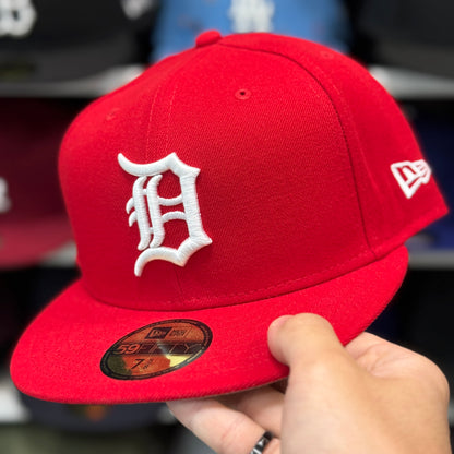New Era Detroit Tigers Red 59FIFTY Fitted Hat - Product Image