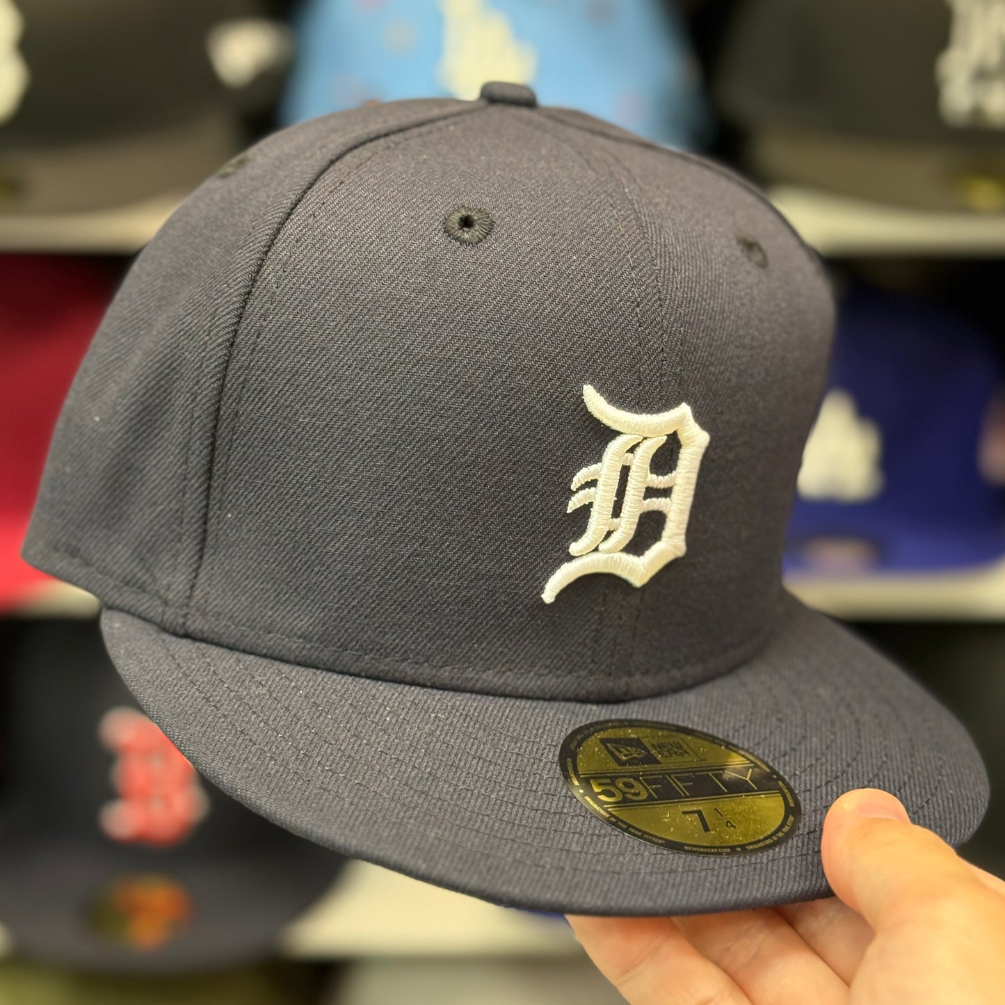 New Era Detroit Tigers Navy 59FIFTY Fitted Hat - Product Image