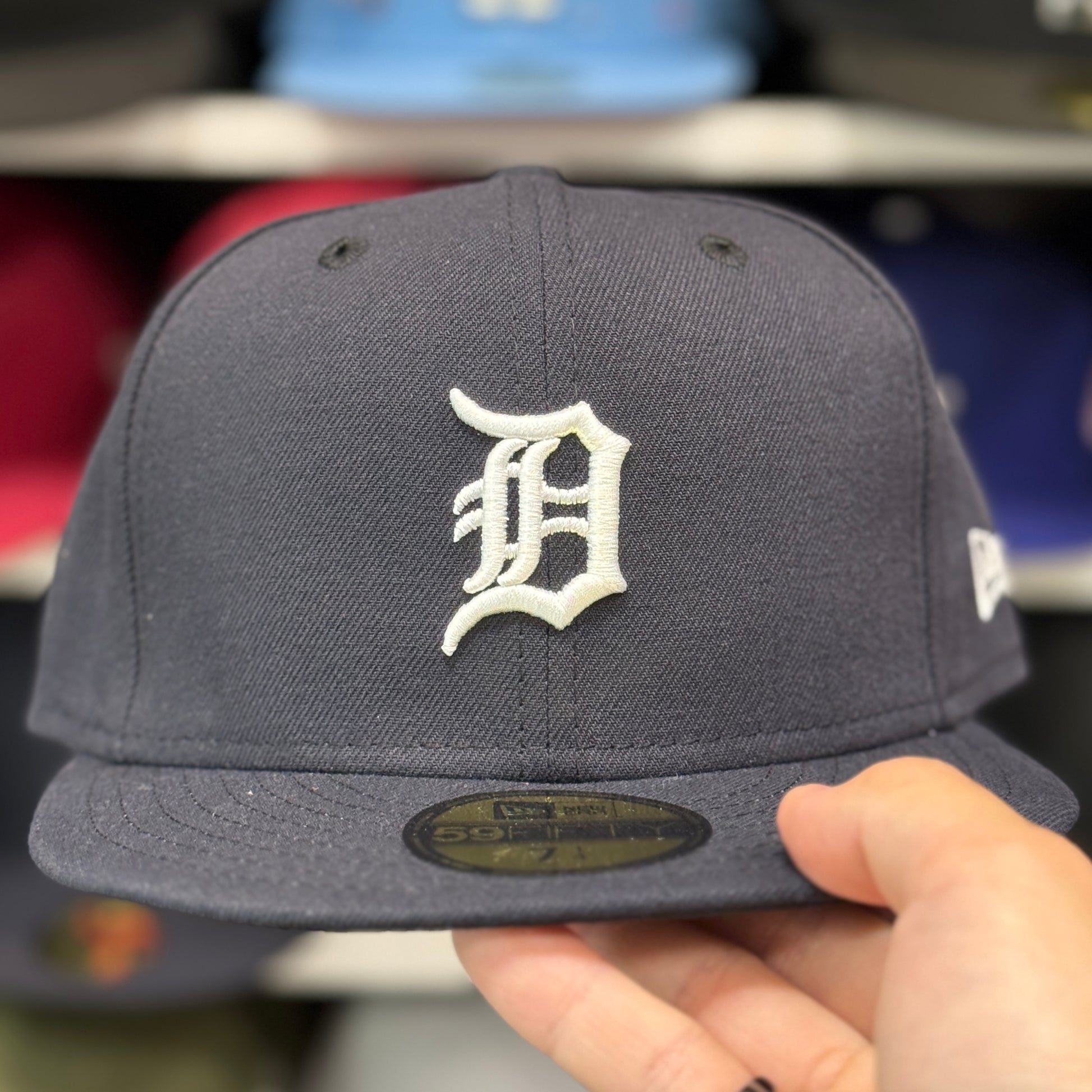 New Era Detroit Tigers Navy 59FIFTY Fitted Hat - Product Image