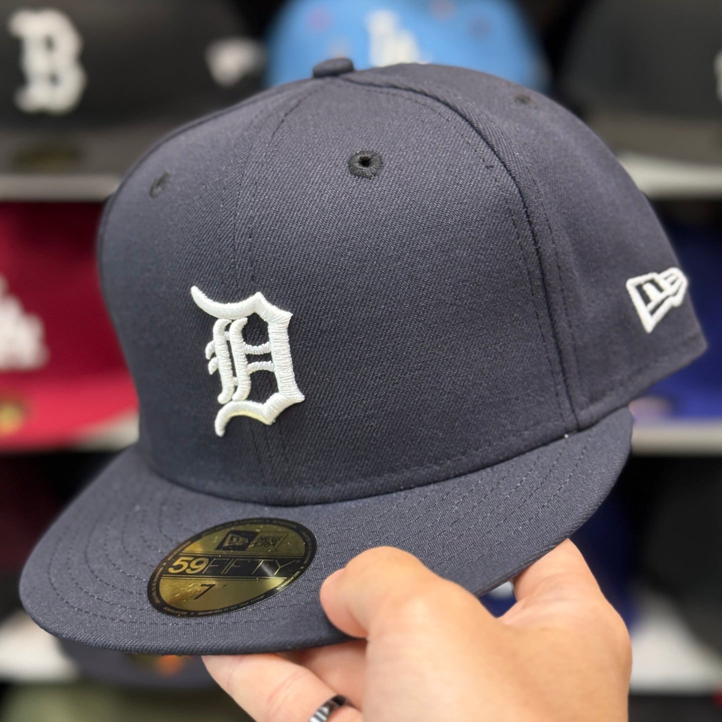 New Era Detroit Tigers Navy 59FIFTY Fitted Hat - Product Image