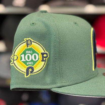New Era Philadelphia Phillies '100th Anniversary' Green 59FIFTY Fitted Hat - Product Image