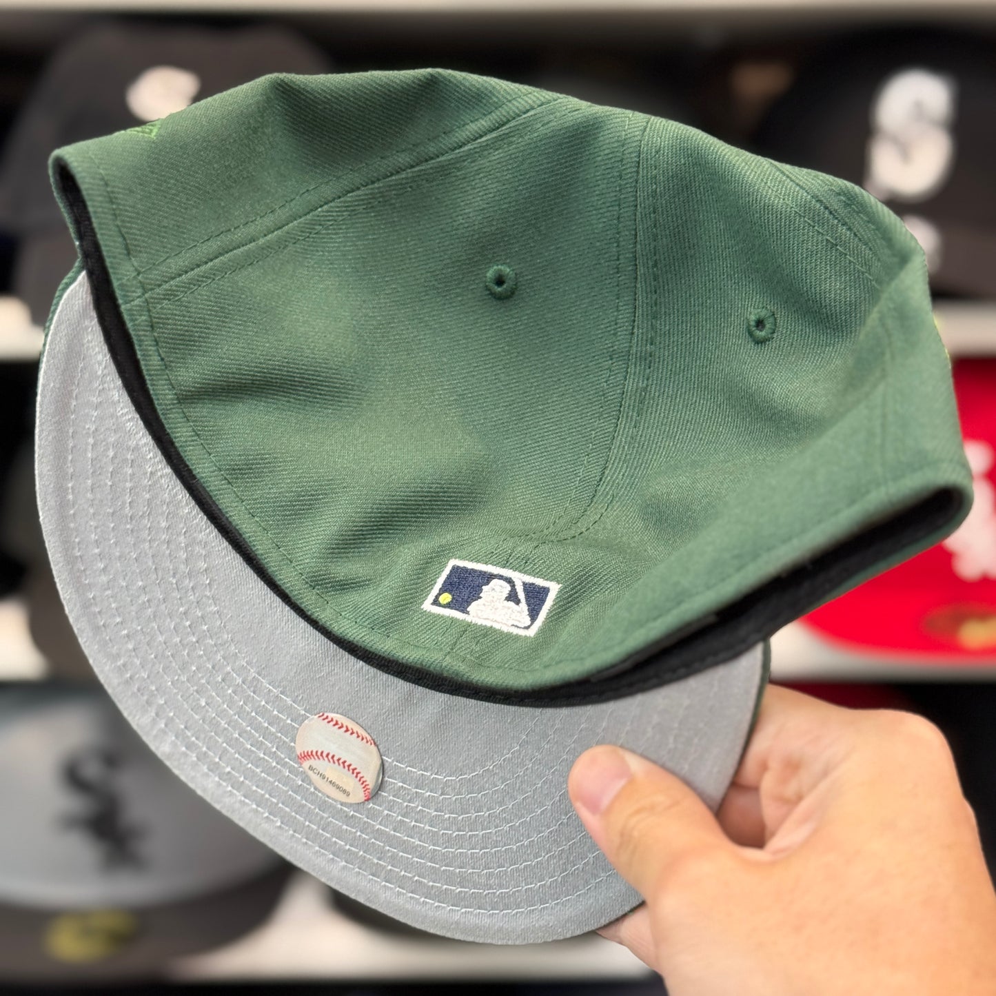 New Era Philadelphia Phillies '100th Anniversary' Green 59FIFTY Fitted Hat - Product Image