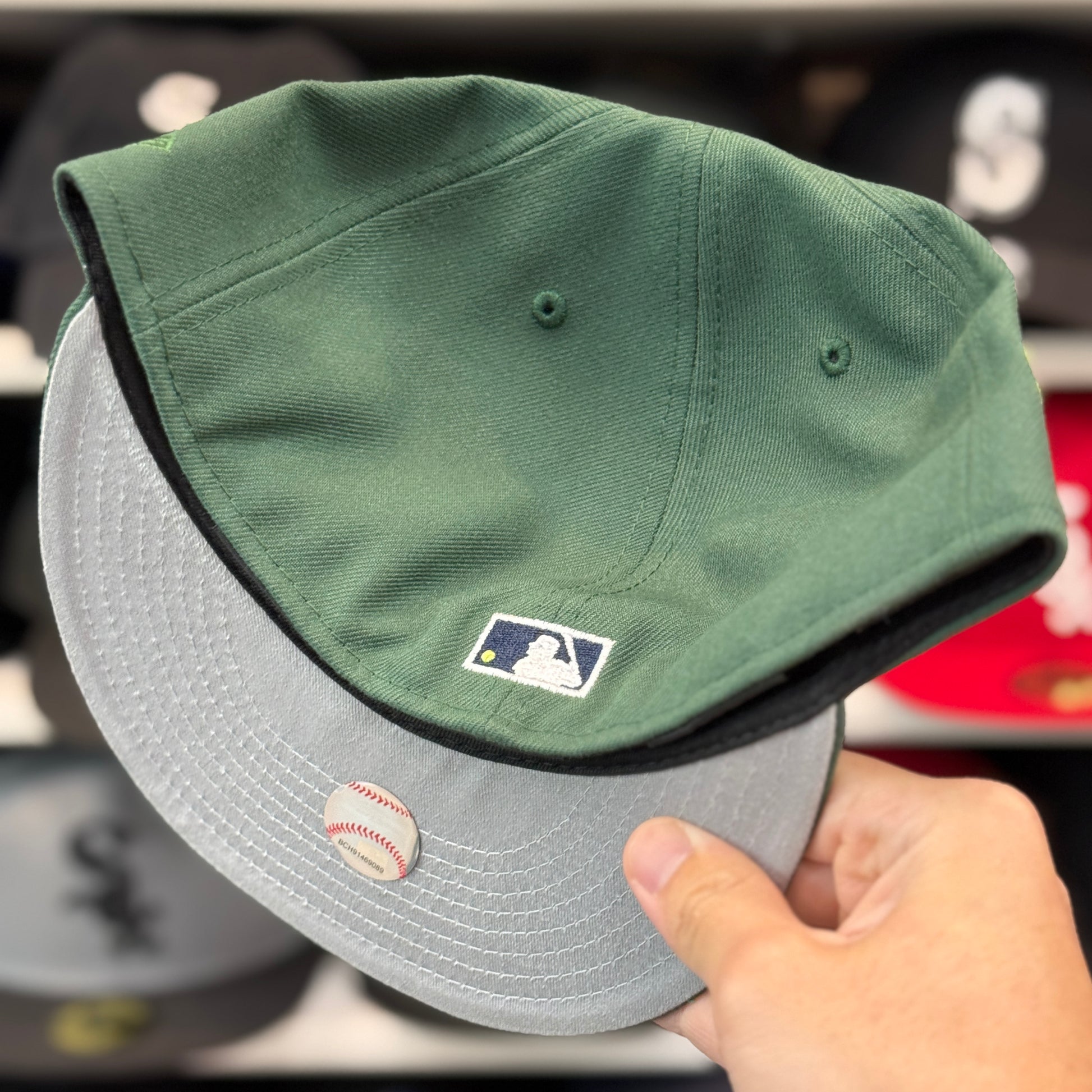 New Era Philadelphia Phillies '100th Anniversary' Green 59FIFTY Fitted Hat - Product Image