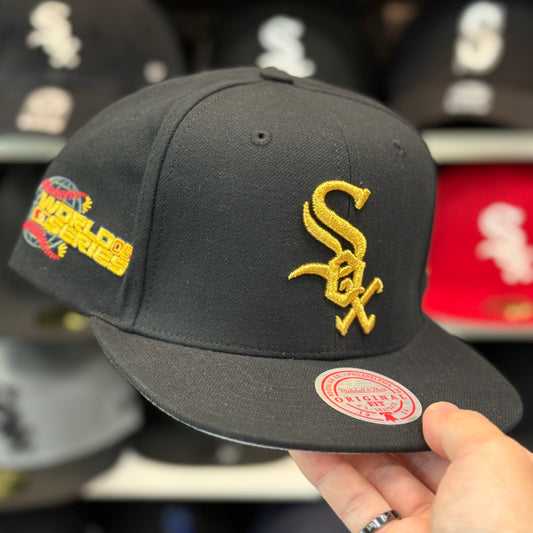 Chicago White Sox 'Anniversary Celebration' Black Mitchell & Ness Snapback