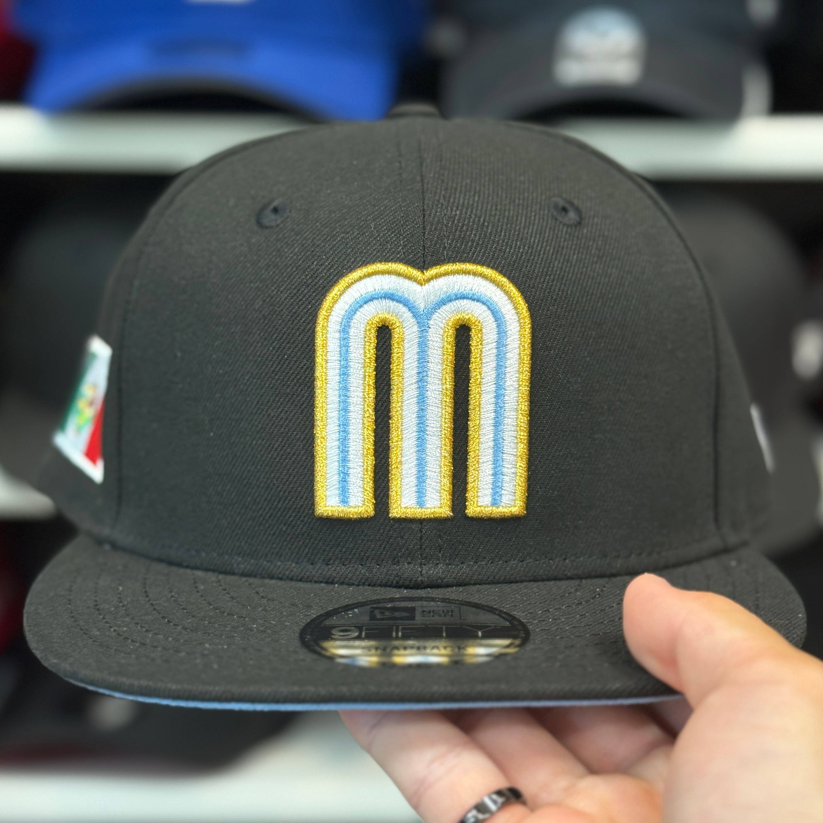 New Era Mexico World Baseball Classics Black 9FIFTY Snapback - Product Image