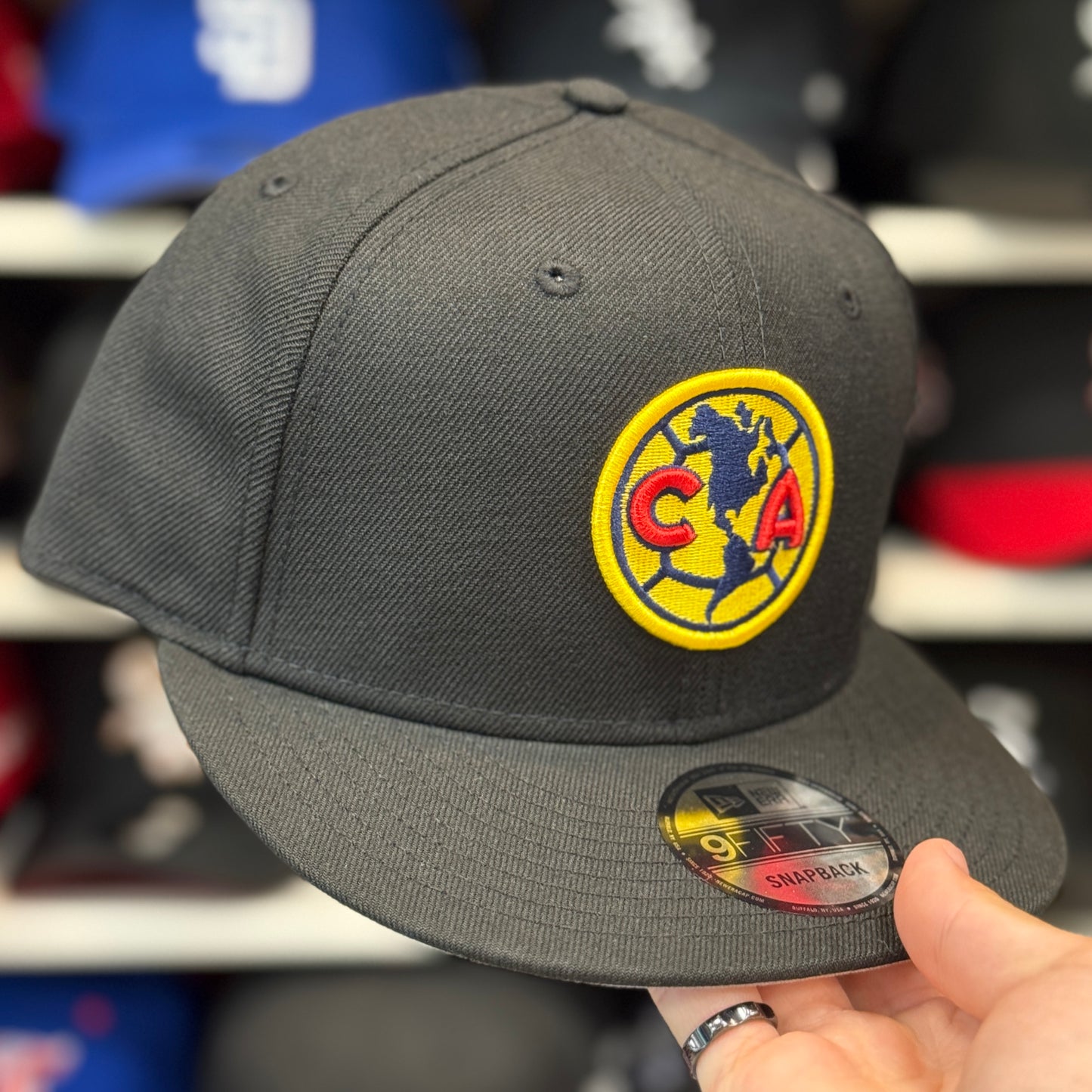 New Era Club América 9FIFTY Snapback Black