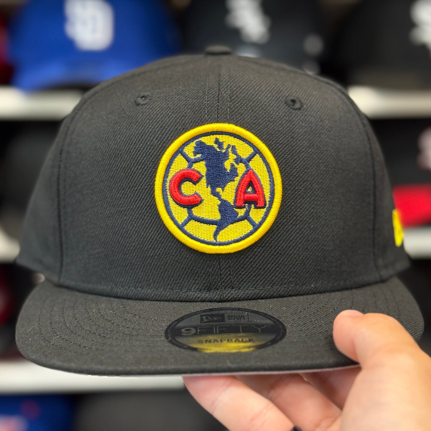 New Era Club América 9FIFTY Snapback Black