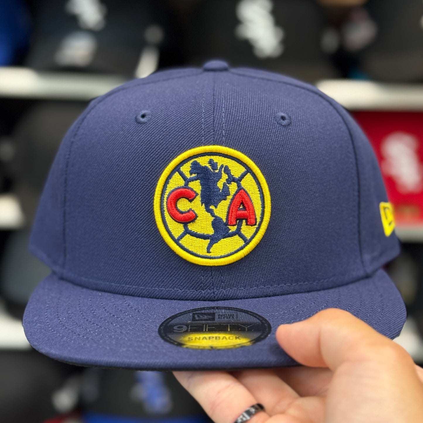 New Era Club América 9FIFTY Snapback Navy