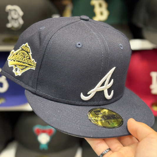 New Era Atlanta Braves '1995 World Series' 59FIFTY Fitted Hat | Navy
