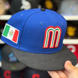 New Era Mexico World Baseball Classics Blue/Black Corduroy 9FIFTY Snapback