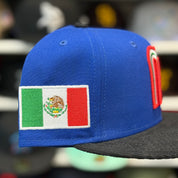 New Era Mexico World Baseball Classics Blue/Black Corduroy 9FIFTY Snapback - Product Image