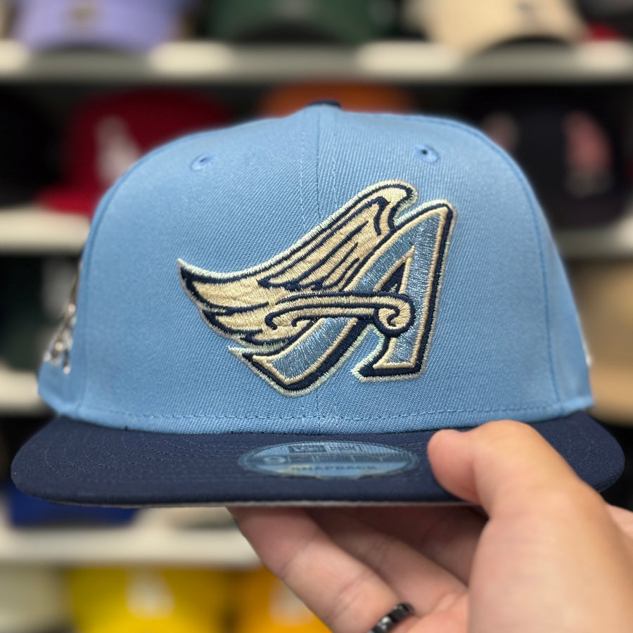 New Era Los Angeles Angels '50th Anniversary' Baby Blue/Navy 9FIFTY Snapback