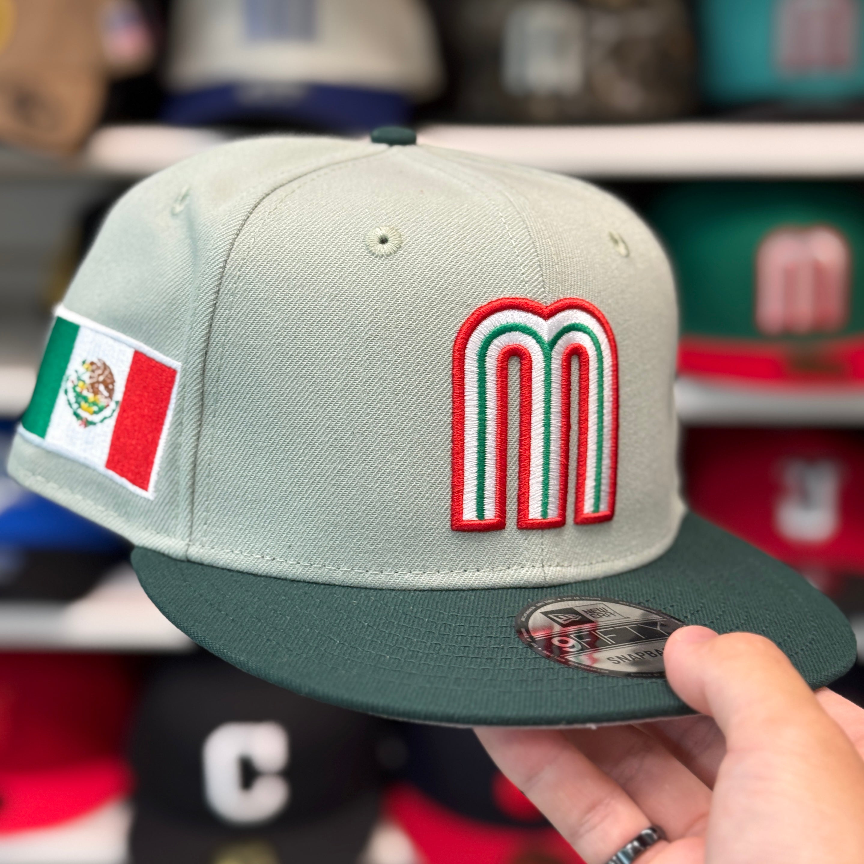 New Era Mexico World Baseball Classics Mint/Green 9FIFTY Snapback