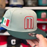 New Era Mexico World Baseball Classics Mint/Green 9FIFTY Snapback