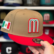 New Era Mexico World Baseball Classics Tan/Red 9FIFTY Snapback