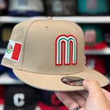 New Era Mexico World Baseball Classics Tan 9FIFTY Snapback