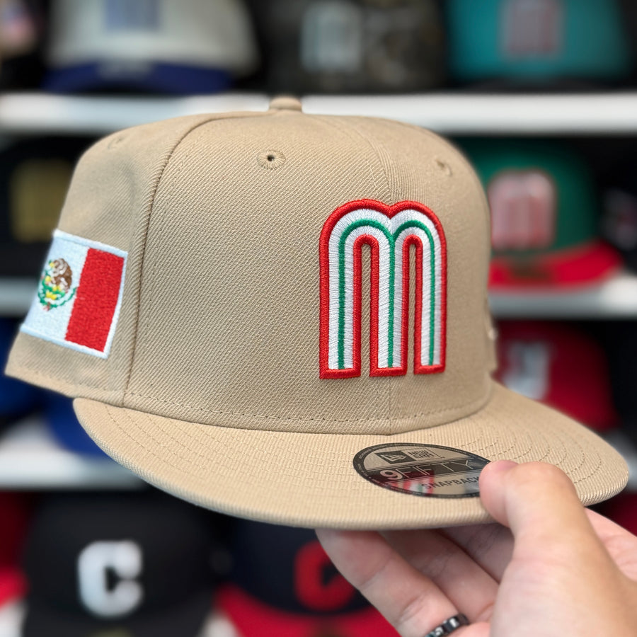 New Era Mexico World Baseball Classics Tan 9FIFTY Snapback