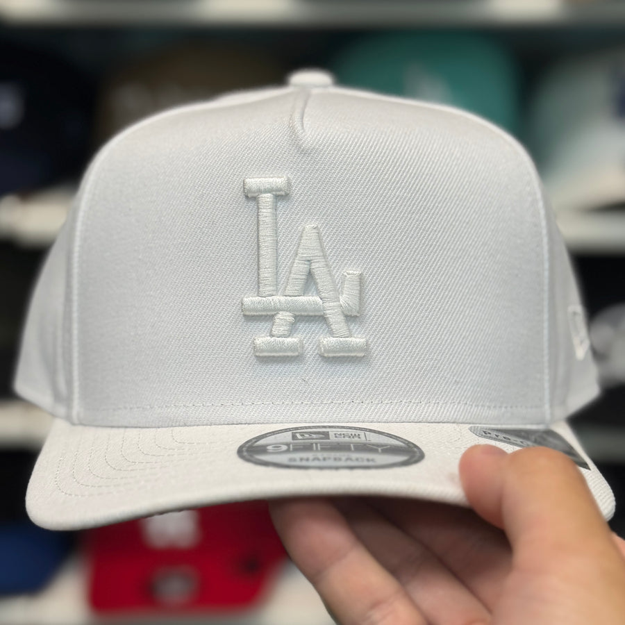 New Era Los Angeles Dodgers A-Frame White 9FIFTY Snapback - Product Image