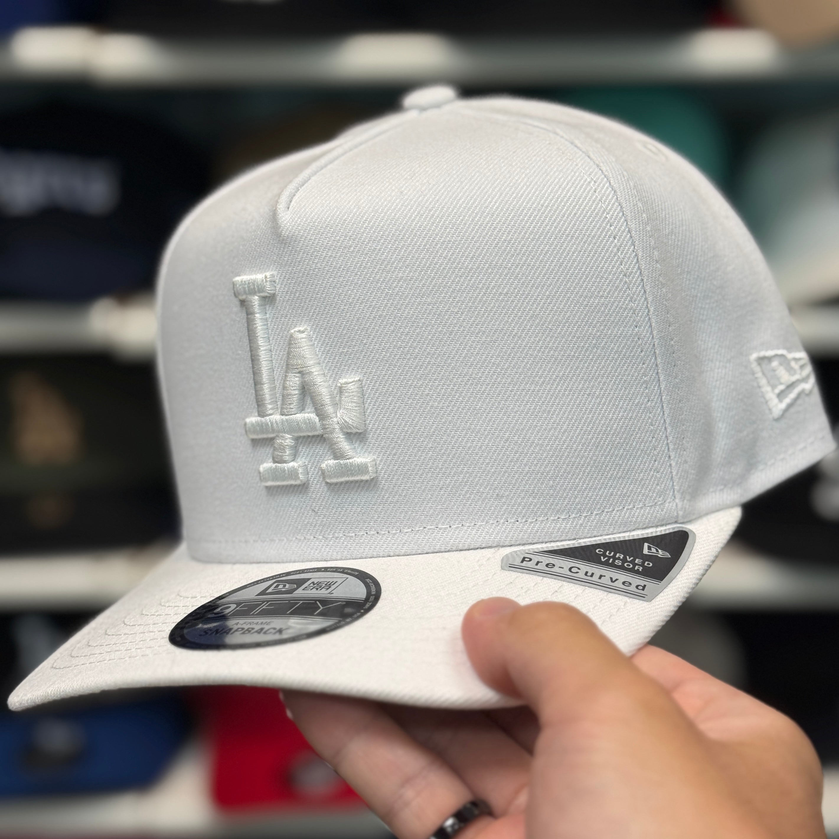 New Era Los Angeles Dodgers A-Frame White 9FIFTY Snapback - Product Image