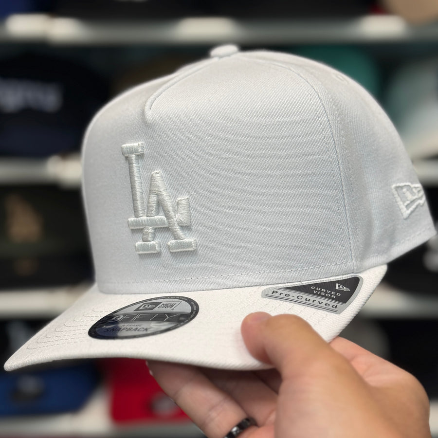 New Era Los Angeles Dodgers A-Frame White 9FIFTY Snapback - Product Image