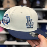 New Era Los Angeles Dodgers '40th Anniversary' Creme/Navy 9FIFTY Snapback