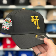 New Era Los Angeles Dodgers Upside Down Logo '100th Anniversary' A-Frame Black 9FORTY Snapback - Product Image