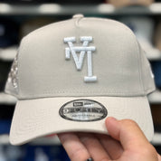 New Era Los Angeles Dodgers Upside Down Logo '75th World Series' A-Frame Chalk 9FORTY Snapback - Product Image