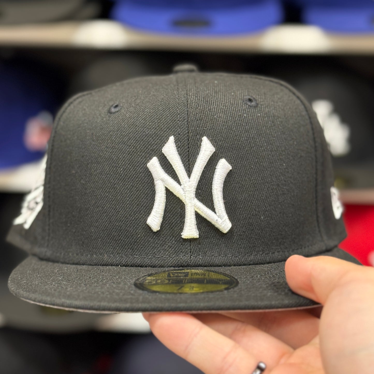 New Era New York Yankees Black 59FIFTY Fitted Hat | Size 7 5/8 - Product Image
