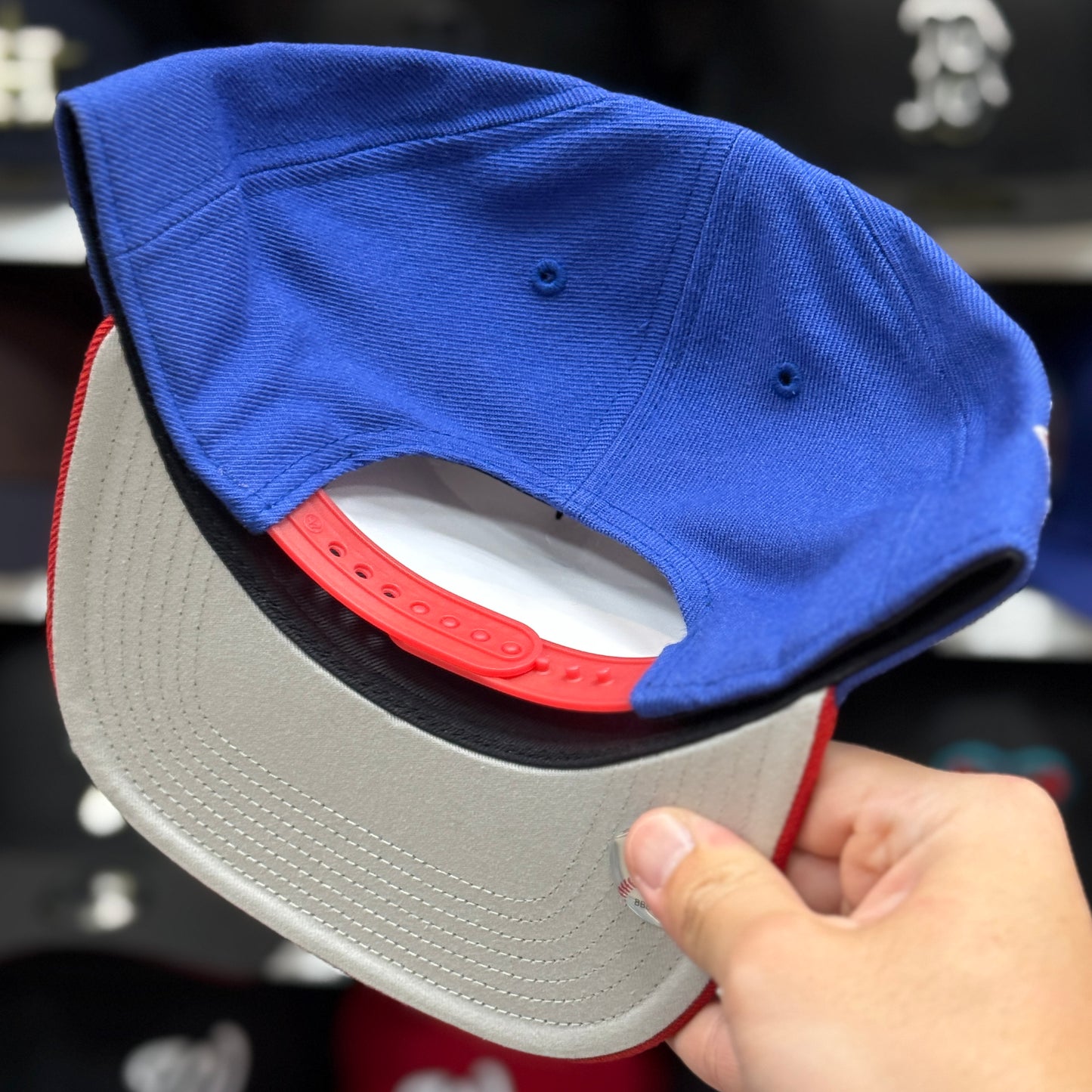 Chicago Cubs 'National Patch' Blue/Red '47 Brand Snapback - Product Image