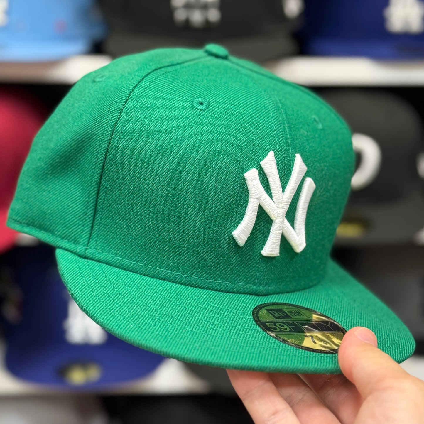 New Era New York Yankees Green 59FIFTY Fitted Hat - Product Image