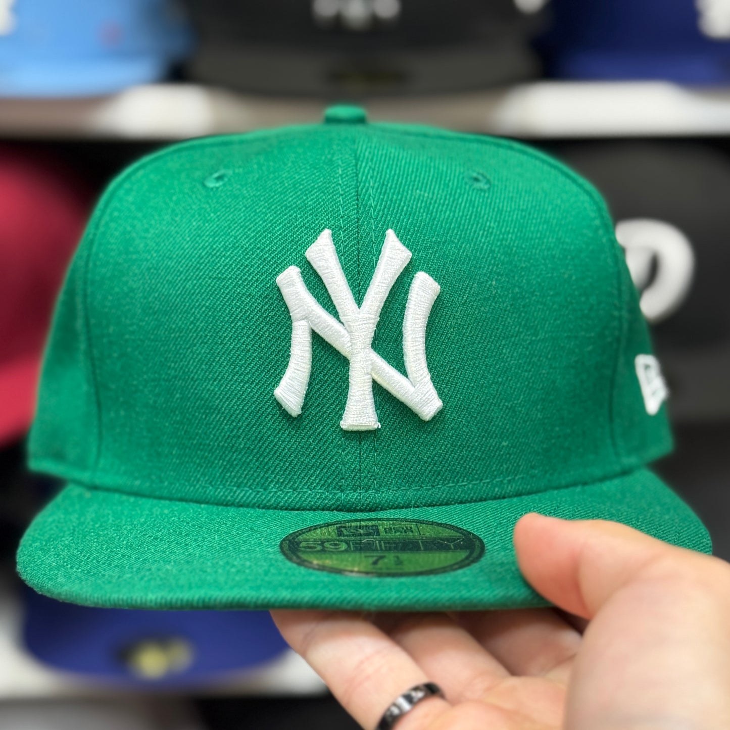 New Era New York Yankees Green 59FIFTY Fitted Hat - Product Image